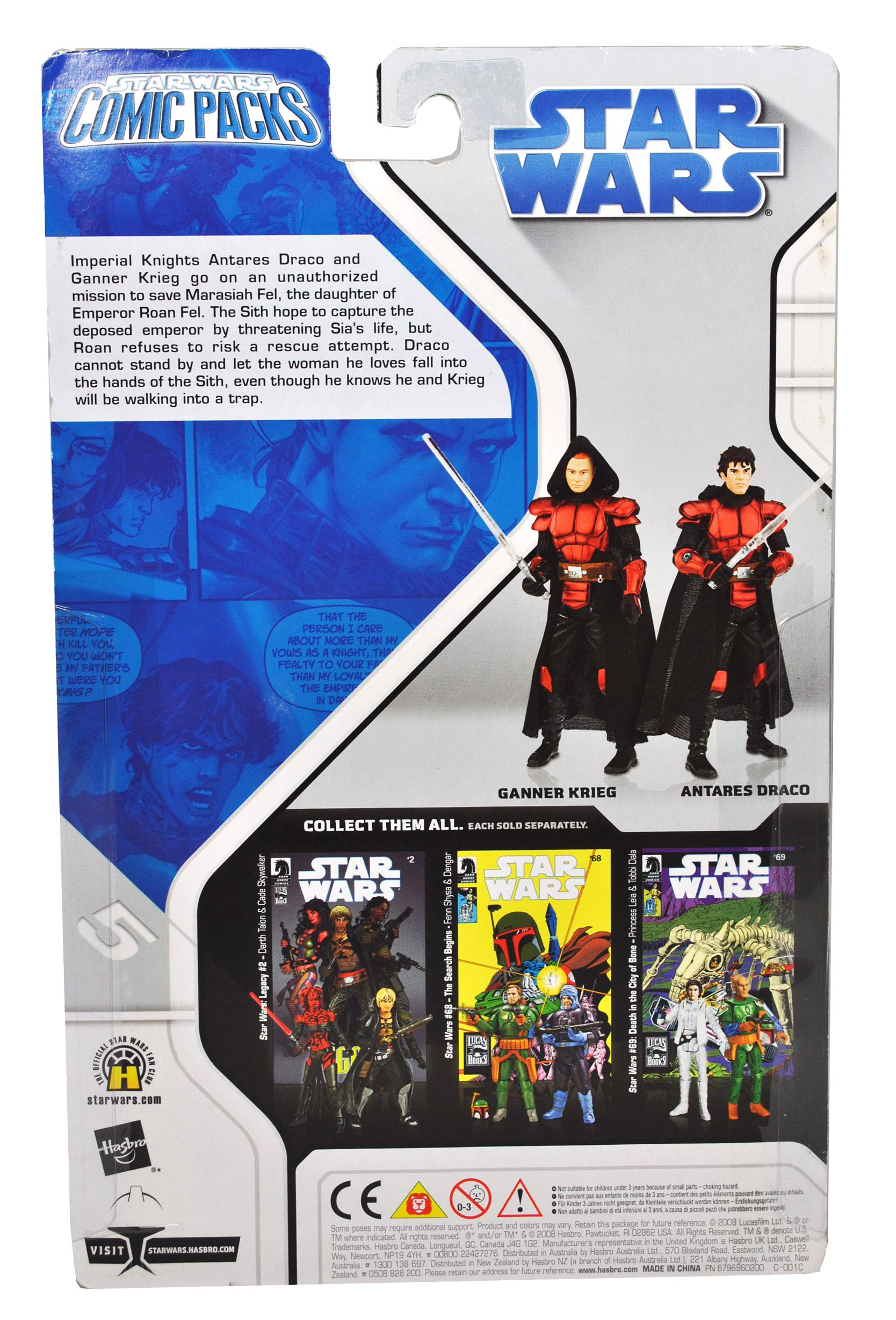 Star Wars Clone Wars Action Figure Comic 2-Pack Dark Horse: Legacy